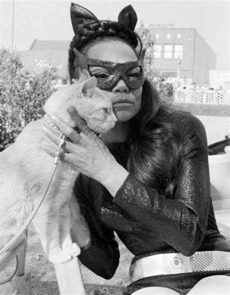 Peoplewithcats Eartha Kitt As Catwoman C 1960s Eartha Kitt Eartha