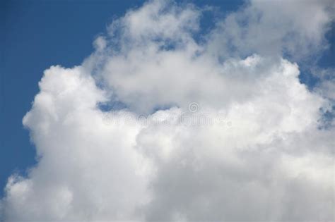 Thick Fluffy Cumulus Clouds In Sky Stock Image Image Of Fluffy