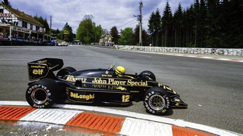 Ayrton Senna Lotus Renault 1986 Belgium Ayrton Senna Senna Racing