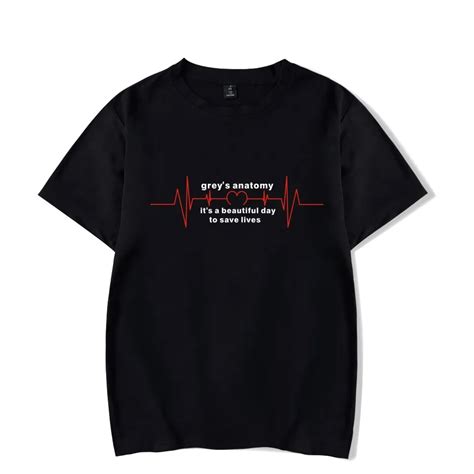 Greys Anatomy T Shirt Crewneck Graphic Print Tshirt T Shirt Womenmen