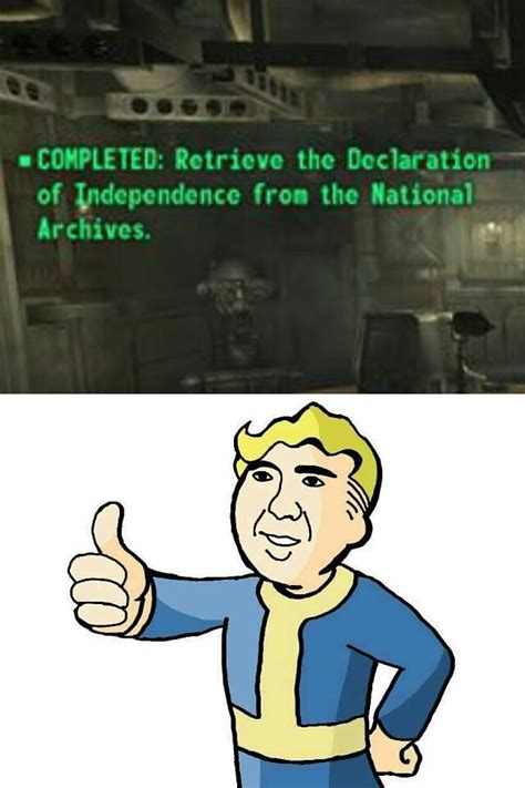 Stealing The Declaration Of Independence In Wasteland Dc Fallout3