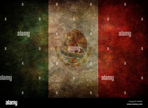 Grunge Mexico Flag Stock Photo Alamy