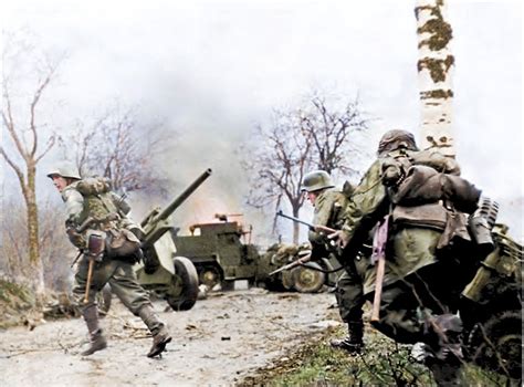 Behind Enemy Lines Nazi Soldiers Come Under Attack And Snipers Take Aim At Allies In Colour