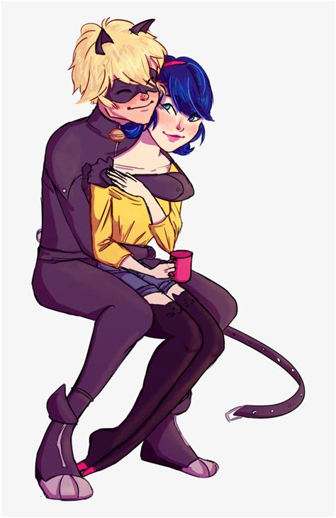 Miraculous Ladybug Wallpaper Titled Chat Noir And Marinette Marinette
