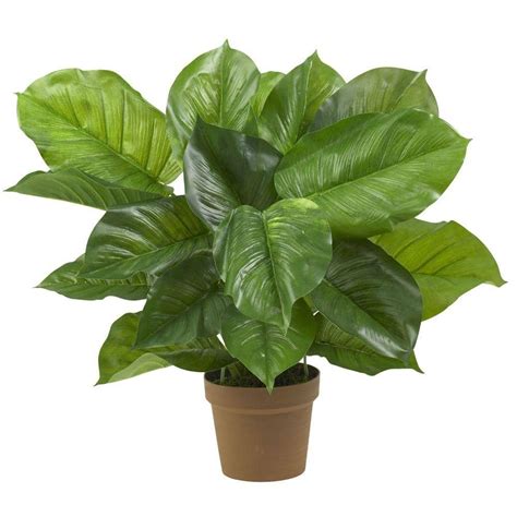 Nearly Natural Real Touch 27 In Artificial H Green Large Leaf