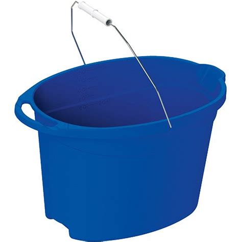 United Solutions 3 Gallon Oval Utility Pail Blue