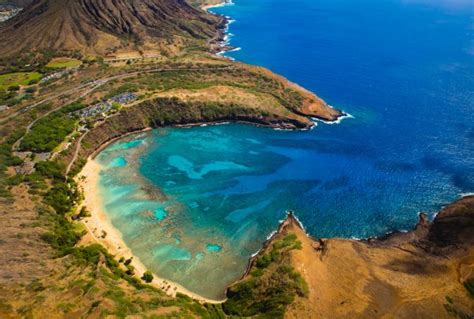 A Helicopter View Of Hanauma Bay The Clumsy Traveler