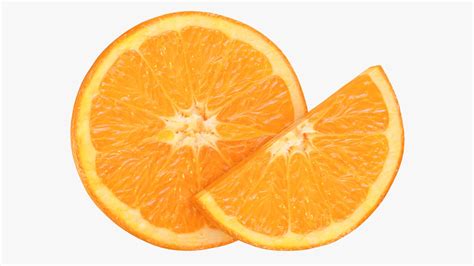 Realistic Orange Slices 3d Turbosquid 1490624