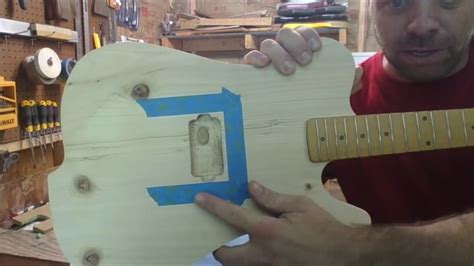 Routing The Pickup Cavity In The Pine Caster Youtube