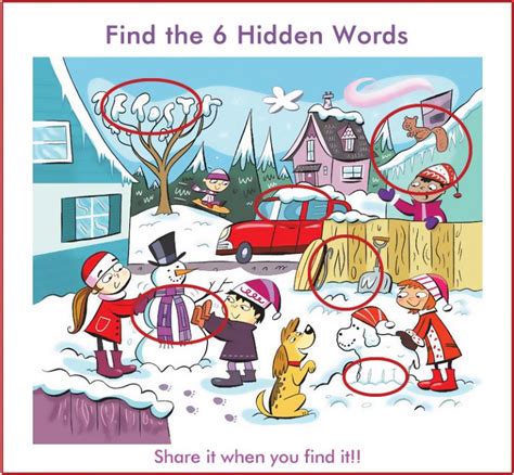 Whatsapp Riddle Find 6 Words Hidden In The Picture 6