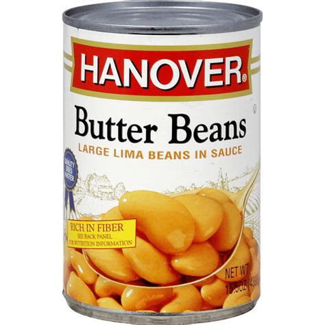 Hanover Butter Beans Canned Vegetables Uncle Giuseppes