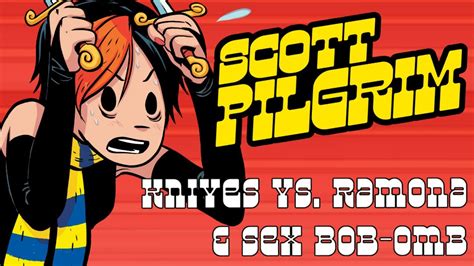 Scott Pilgrim Animated Motion Comic Knives Vs Ramona And Sex Bob Omb Feat Bakamatsu And More