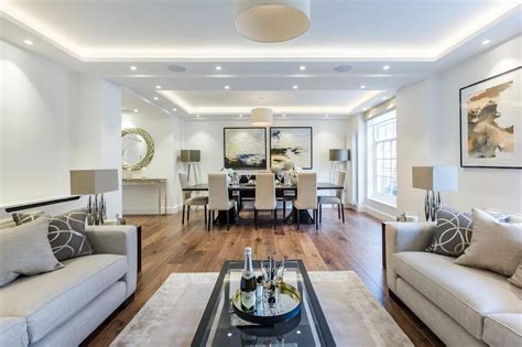 Luxury London Mayfair Aparment Classic Living Room By Oliver Pohlmann