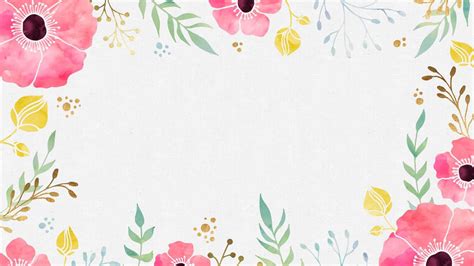 Free Watercolor Flower Background 100 Watercolor Flower Background