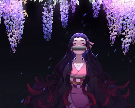 Nezuko Blood Demon Art Wallpaper