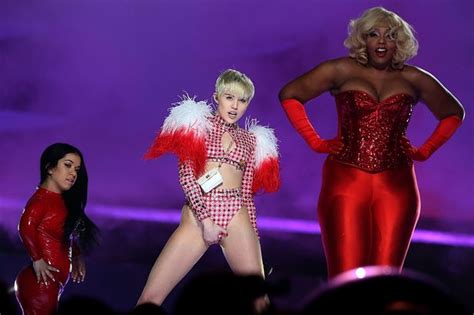 Miley Behaving Badly Cyrus Bangerz Tour Gets Raunchier Than We Ever
