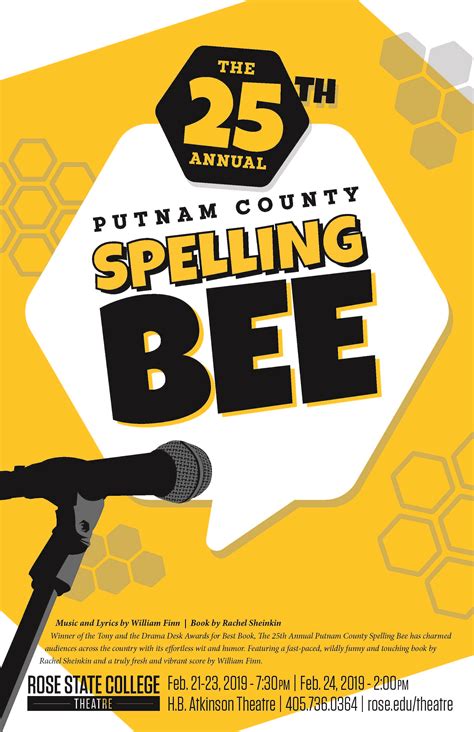 The 25th Annual Putnam County Spelling Bee Spelling Bee Putnam