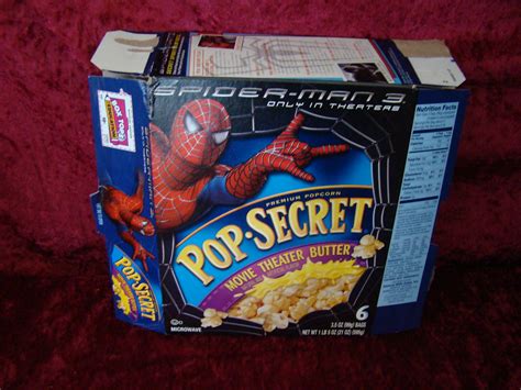 Spiderman Pop Secret Pop Corn 2007 Spider Man Spider Man P Flickr
