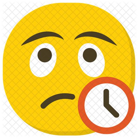 Waiting Emoji Emoji Icon Download In Flat Style