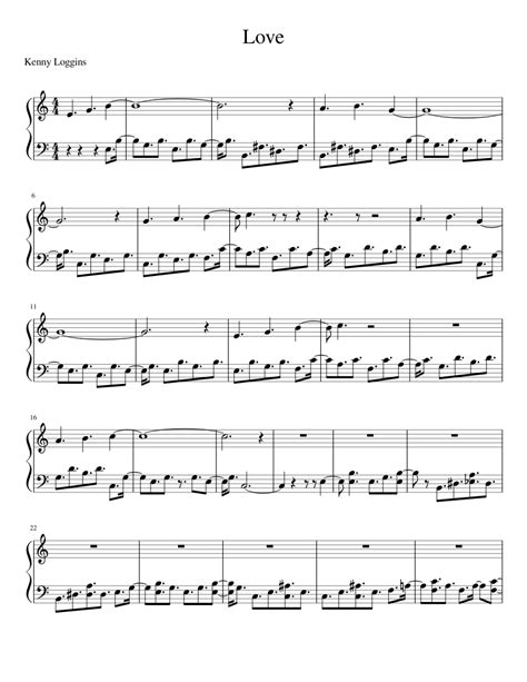 Love Sheet Music For Piano Download Free In Pdf Or Midi