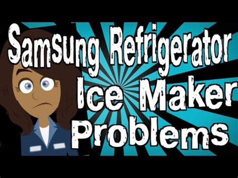 Could this be a filter issue? Samsung Refrigerator Ice Maker Problems - YouTube