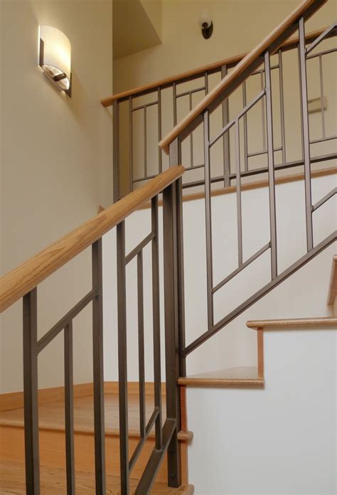 Decor Winsome Contemporary Stair Railing With Brilliant