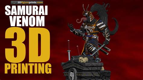 Samurai Venom Stl For D Printing Youtube