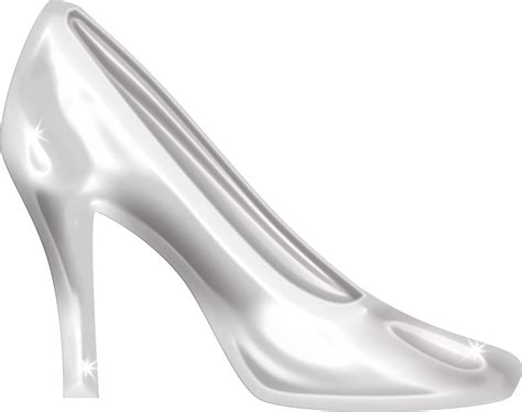Slipper Cinderella High Heeled Footwear Shoe White Transparent High