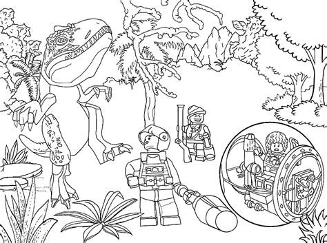 Dibujos De Lego Jurassic World Para Colorear Lupon Gov Ph