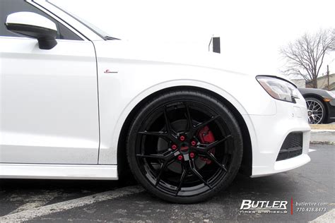 Lowered Audi A3 Quattro With 19in Vossen Hf5 Wheels And Michelin Pilot