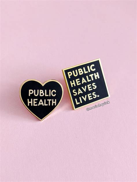 I Love Public Health Hard Enamel Pin Label Pin Public Etsy Hard