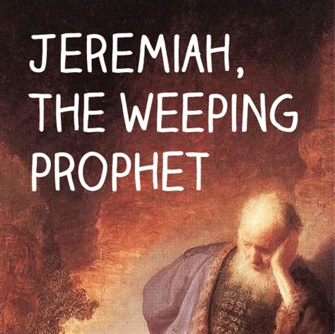 Albums 101 Pictures Who Was The Prophet Jeremiah In The Bible Latest