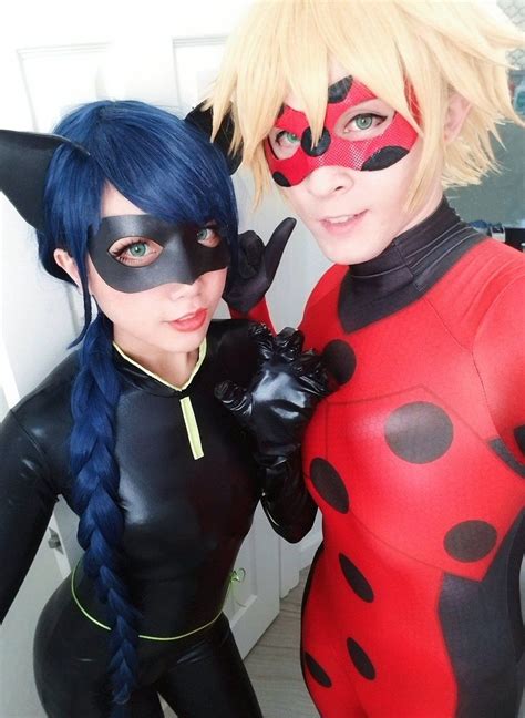 Miraculous Ladybug And Cat Noir Cosplay