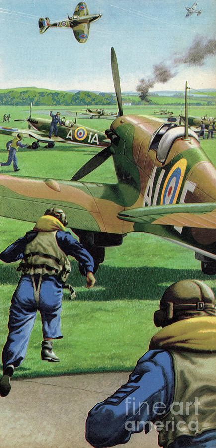 The Battle Of Britain Painting By Pat Nicolle Fine Art America