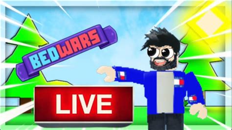 🔴roblox bedwars ranked with viewers giveaway at 50 viewers 🔴 youtube