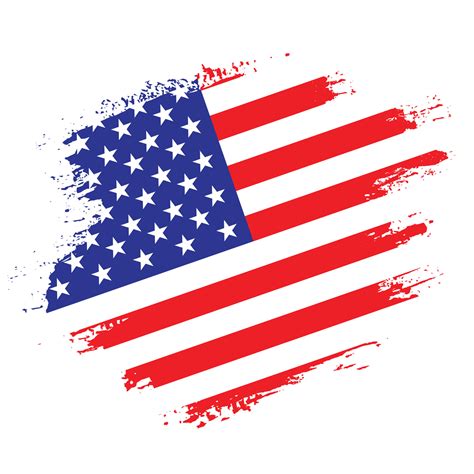 American Grunge Flag Vector 14241160 Vector Art At Vecteezy