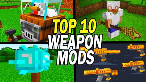 Top 10 Minecraft Weapon Mods 2022 Youtube