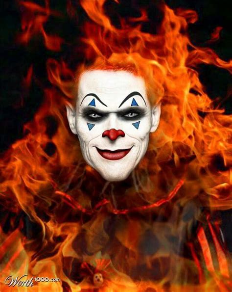 Burning Clown Evil Clowns Scary Clowns Creepy Clown