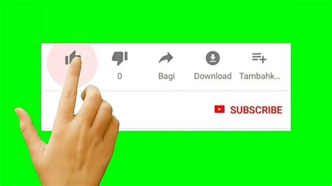 Subscribe And Like Button Animation Hd Green Screen Link At 100