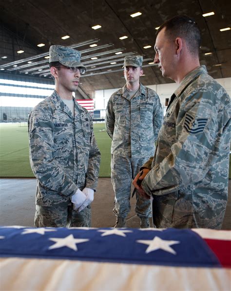 Honor Guard Training Ellsworth Air Force Base Article Display