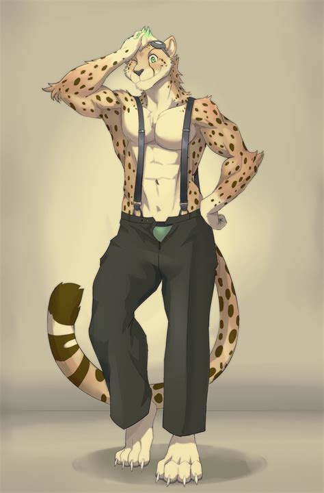Cheetah Dude Commission By Me R Furry