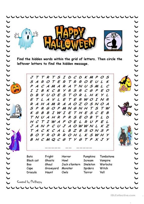 Happy Halloween Worksheet Free Esl Printable Worksheets Made By Teachers