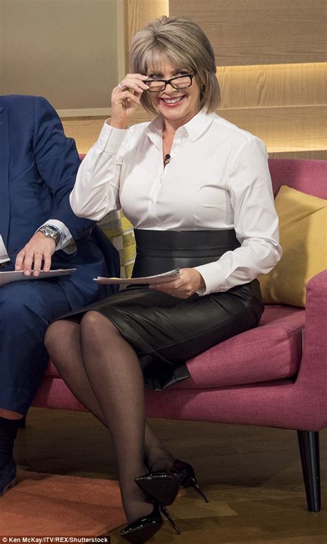 Ruth Langsford Black Seamed Stockings Stockings HQ Television And
