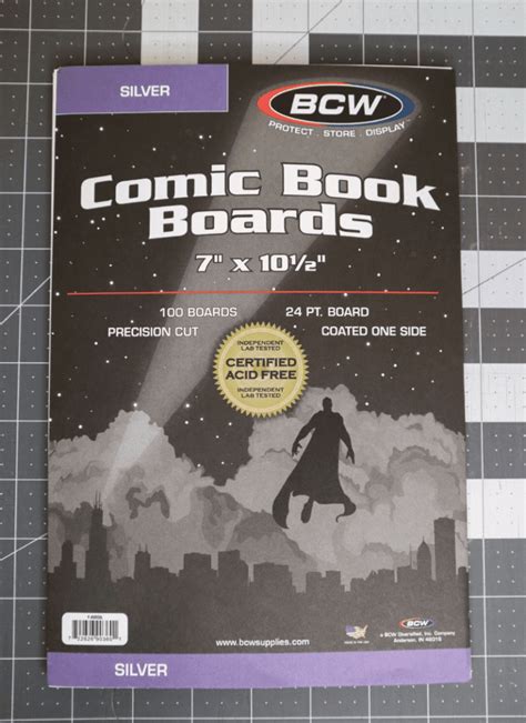 How To Fold Fabric On Comic Book Boards Hailey Stitches Comic Book