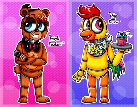 Fnaf Genderbends 1 By Spacecat Studios On Deviantart