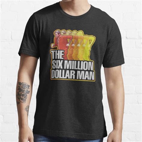 The Six Million Dollar Man Sticker T Shirt For Sale By Ravensclaw3