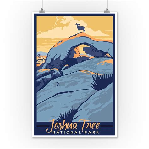 Joshua Tree National Park California Arch Rock 6 Sizes Art Etsy