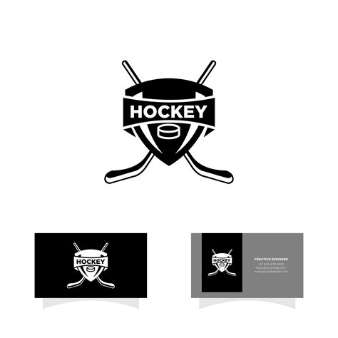 Hockey Ice Team Logo Icon Design 5905739 Vector Art At Vecteezy