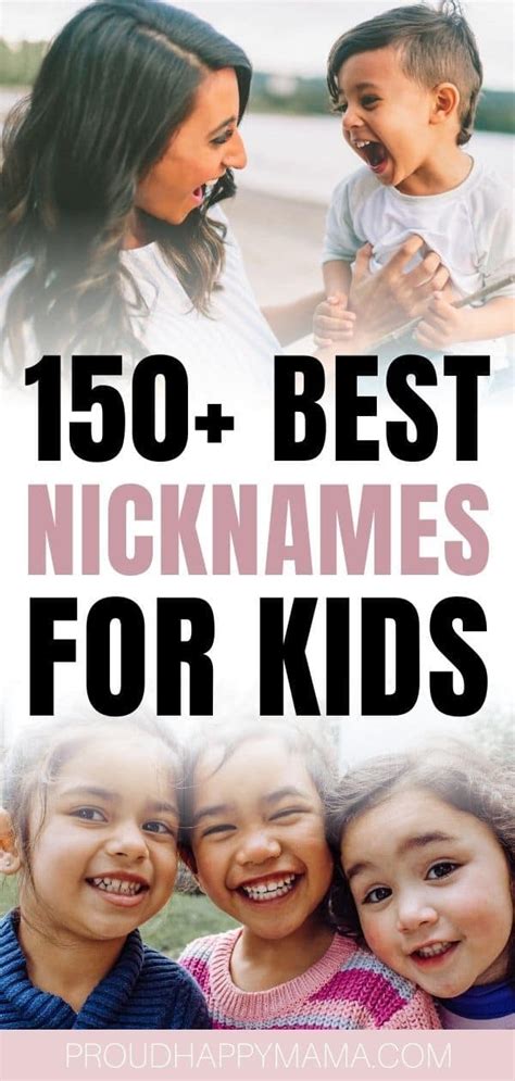300 Nicknames For Kids Cute And Funny