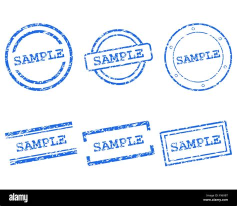 Sample Stamp Cut Out Stock Images And Pictures Alamy